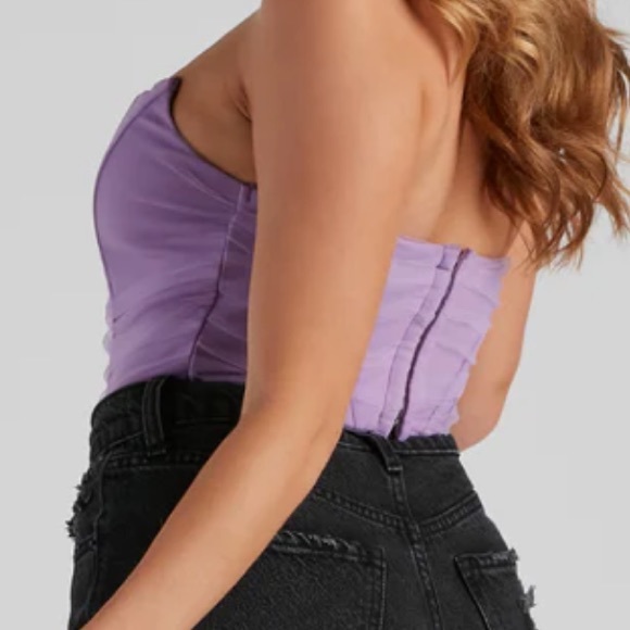 Windsor Purple Corset - Picture 7 of 8